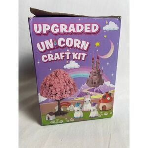 Parigo Upgraded Unicorn Craft Kit DIY Light Up Terrarium Night Light